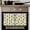 White Lemon Yellow Dark Yellow, variant on Summer Pineapple 1 Pack Kitchen Towel, Water Absorbent Dish Towel, Tropical Plants Fruit Yellow Grey Blocks Decorative Hand Towels - Quick Drying Cloth for Cooking Baking, 18x28 Inch