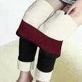 thumbnail image 2 of Moda Casual mujer Span señoras Leggings cintura alta mantener caliente pantalones largos Pompotops ulkah943068, 2 of 7