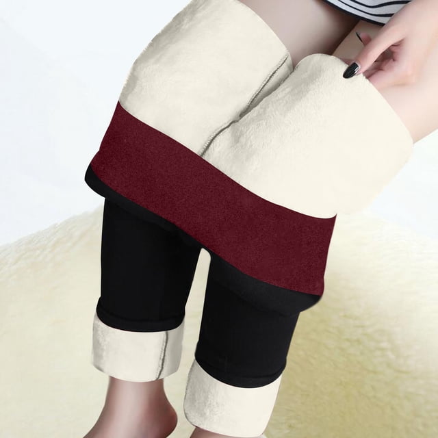 Puntoco Moda Casual Mujeres Span Señoras Leggings Cintura Alta Mantener Caliente Pantalones Largos Puntoco Puntoco-1384