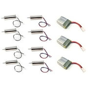 Hubsan X4 H107 Battery Motor COMBO 3.7v 240mAh Replacement Parts FAST USA SHIP! - FAST FROM Orlando, Florida USA!