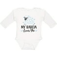 thumbnail image 3 of Inktastic My Babcia Loves Me Boys or Girls Long Sleeve Baby Bodysuit, 3 of 5
