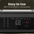 thumbnail image 2 of Chefman 6-in-1 Multifunctional Air Fryer Oven w/ 11.5L (12 Qt) Capacity, Digital Touchscreen - Black, New, 2 of 9