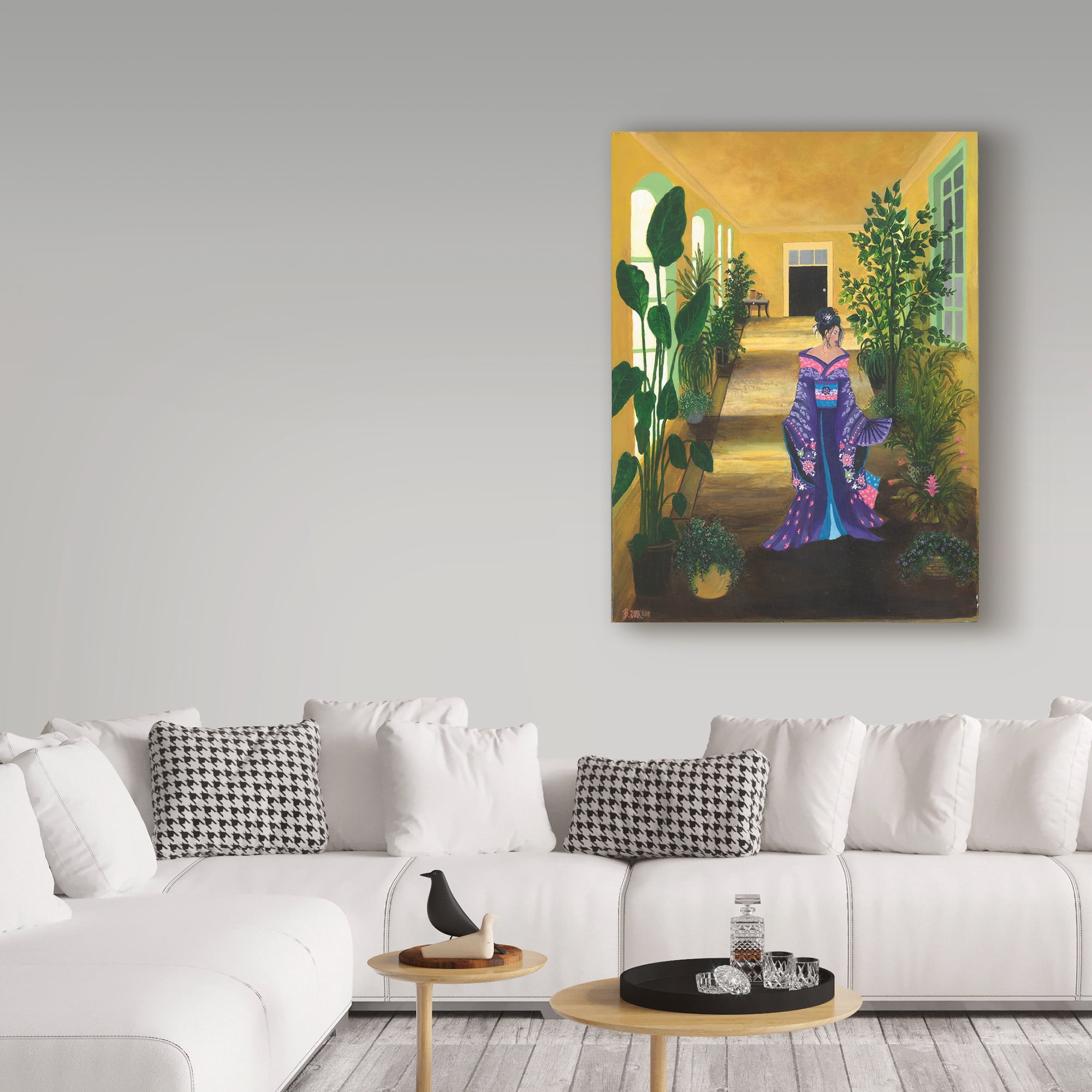 Trademark Fine Art 'Geisha 1' Canvas Art by Bonnie B Cook