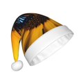 thumbnail image 2 of Daiia Butterfly On Sunflower Print Christmas Knitted Beanie Hat, Large Knit Hat Xmas Small Gifts For Men Women Adult, 2 of 6