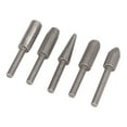thumbnail image 4 of LLC 5Pcs Die Grinder Bits Tungsten Steel Alloy 6mm Shank Rotary Rasp Files Set for Wood Rubber Deburring Shaping Grooving, 4 of 9