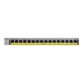 thumbnail image 3 of NETGEAR GS116LP - Switch - unmanaged - 16 x 10/100/1000 (PoE+) - desktop, rack-mountable, wall-mountable - PoE+ (76 W), 3 of 5