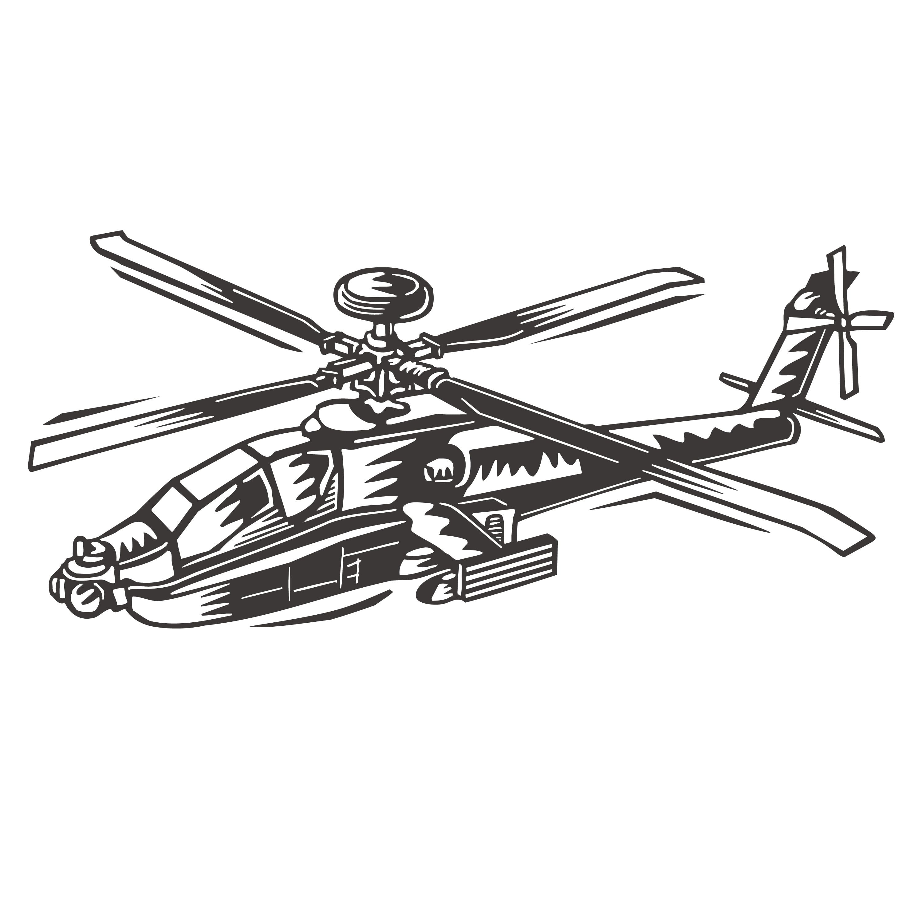 Drawing helicopter