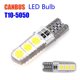 thumbnail image 2 of Silicone Shell Canbus 12V DC License Plate Dome 10pcs T10 194 W5W Car T10-5050-6SMD Super Bright Energy Saving, 2 of 5