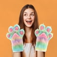 thumbnail image 4 of BotaniNest Animal For Costume Dress Up Soft Furry Animal Hand For Halloween Party And Cosplay, 4 of 6
