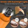 thumbnail image 6 of Pet Nail Grinder for Dog Cat, 5-Speeds Dog Nail Grinder 1200mAh Rechargeable Trimmer LED Light Nail Grooming Clipper for Small Medium Pets, 6 of 7