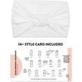 thumbnail image 6 of BLOM Headbands for Yoga, Fashion, Working Out, Travel or Running - Multi Style - Wide Turban Knotted, 6 of 6