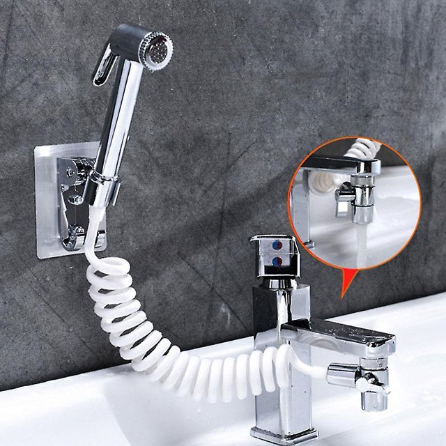 Grifo de baño Ducha externa Pulverizador de mano, 11 Feliz Sencillez