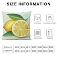 thumbnail image 5 of Lemon Decor Pillow Cover Decor Cushion Covers Couch Sofa Home Office Holiday Party Decorative Pillows for Bed Vacation, 5 of 5