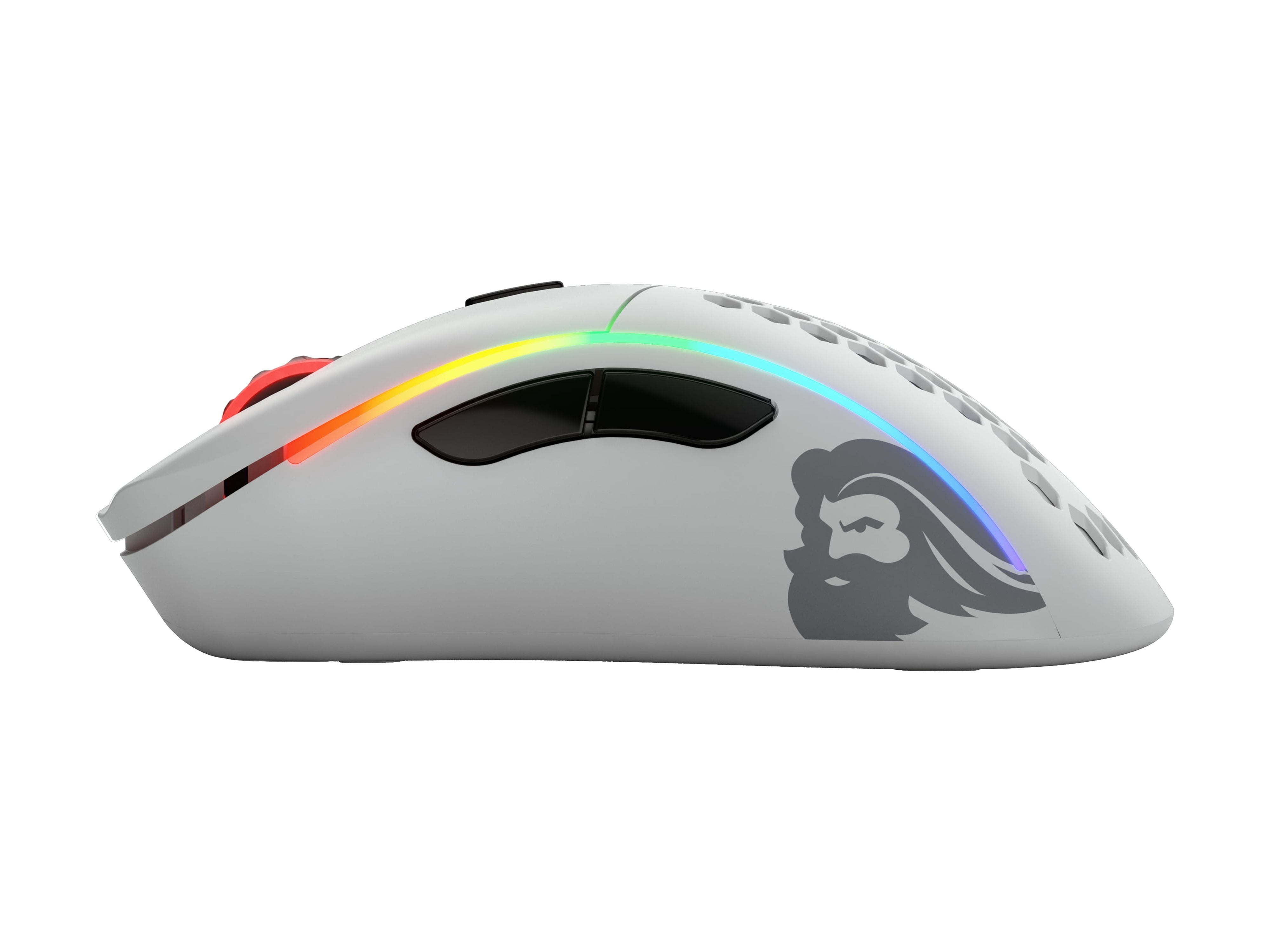 Glorious Model D Wireless Ultralight Honeycomb 68g RGB Gaming Mouse- Matte White