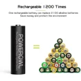thumbnail image 5 of Reliable 8 Pack Rechargeable AA Batteries with 8 Bay Charger - Eco-Friendly Tech, 5 of 5