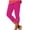 Hot Pink, variant on AzureSilk Women's High Waist Yoga Pants Summer Hollow Out Comfortable Stretch Tight Pants Workout Compression Capried Pants, Size S-3XL