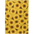 thumbnail image 2 of Sunflower Flowers Rectangle Tablecloth, Dust Proof Anti Wrinkle Wipeable Table Cloth Tabletop for of Dinner Kitchen Wedding Holiday Party 60"x90" Home Decor, 2 of 7