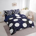 thumbnail image 3 of Manfei Teens Cartoon Volleyball Bedding Comforter Set 7 Pieces, Modern Ball Game Full Bedding Set, Cartoon Sports Theme Reversible Fitted Sheet Flat Sheet, Ultra Soft Bedroom Decor, 3 of 7