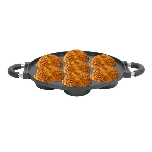 Cake Pan, Aluminum Alloy 7 Hole Donut Pan High Strength  for Kitchen