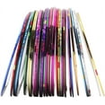 thumbnail image 3 of 30Rolls Mixed Color Striping Tape Line for DIY 3D Nail Art Decorations Foil Decals Set (Color: 30 Rolls), 3 of 3