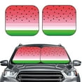 thumbnail image 2 of Cauagu Watermelon Cauagu {designName} Print Foldable Car Windshield Sun Shade | Front Windshield Shade for Sun | Fits Small Sedans, Mini SUVs, Hatchbacks-Large, 2 of 6