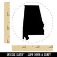 thumbnail image 2 of Alabama State Silhouette Self-Inking Rubber Stamp Ink Stamper - Orange Ink - Small 3/4 Inch, 2 of 7
