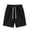 Black, variant on Lenago Mens Shorts Summer Casual And Comfortable Drawstring Pocket Elastic Waist Shorts Cargo Shorts for Men