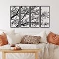 thumbnail image 5 of ESTART 4PCS Tree of Life Metal Wall Decor Black Branch Wall Art for Home Garden Office Living Room Indoor Outdoor (Small), 5 of 10