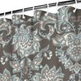thumbnail image 4 of Retro Paisley Floral Curtain 72x84 Inches, Quick-Dry Polyester with Hooks, Colorful Boho Artistic Design for Bathrooms, 4 of 5
