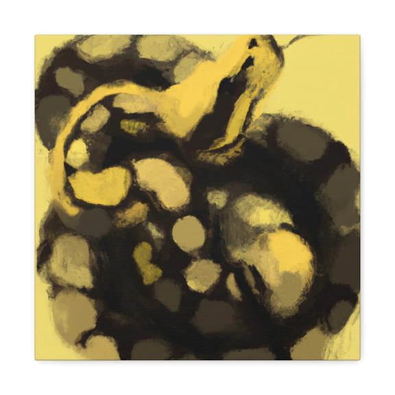 Ball Python Expressionism - Canvas