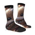 thumbnail image 4 of Yiaed Cute Big-Eared Mouse Print Great elasticity Crew Socks Sports socks for Men and Women, 4 of 5