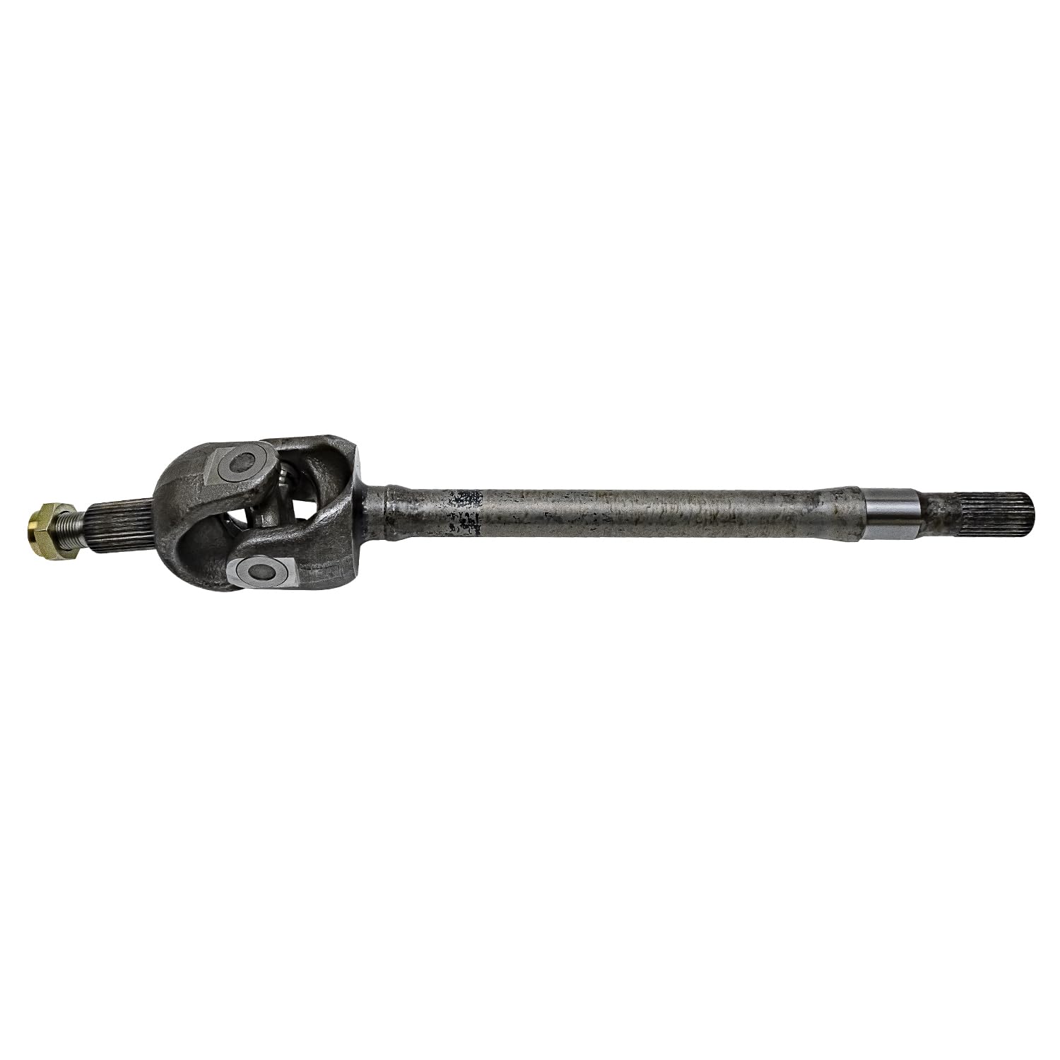 Detroit Axle - Front 2pc U-Joint Axles for 2007-2018 Jeep Wrangler 2018 Wrangler JK [w/Dana 30 Axle], 2008 2009 2010 2011 2012 2013 2014 2015 2016 2017 2 U-Joint Axle Shafts Assembly Replacement
