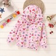 thumbnail image 5 of zuwimk Boys Girls Hooded Rain Jackets Waterproof Rain coats Windbreaker for Kids Lightweight Jackets(7-8 Years,Red), 5 of 5