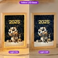 thumbnail image 2 of Happy New Year German Shorthaired Pointer Welcome 2025 Balloon Firework Party Acrylic Plaque with Wood Photo Frame Box GSP Lover Dog Gift Light Box - 01014, 2 of 5