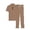 Coffee, variant on Mens 2 Piece Sets Summer Outfits Suits Casual Business Jacket With Jacquard Texture For Daily Wear Comfortable Lightweight Breathable Fashion Outfit Leisure Clothing Set White