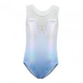 thumbnail image 3 of Leotardo de gimnasia para niñas Yuyangstore, sin mangas, azul brillante, 10, 3 of 8