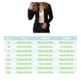 thumbnail image 5 of Sonducket Poliéster Mujer Traje Abrigo Liso Transpirable Manga larga Reemplazo Lavable Verano Oficina Dama Chaqueta Chaqueta Top Prendas para la parte del cuerpo L, 5 of 5