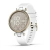 Lily™ - Cream Gold Bezel with White Case and Silicone Band