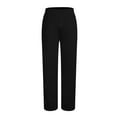 thumbnail image 4 of Tdoqot Mens Pants Casual Straight Leg Baggy With Pockets Mens Sweatpants Black Size XL, 4 of 6