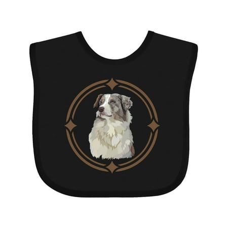 

Inktastic Australian Shepherd Dog Gift Baby Boy or Baby Girl Bib