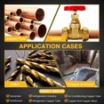 thumbnail image 4 of 40 Pcs Copper Brazing Rods Brass Brazing Rods for Air Conditioning, Refrigeration, Electrical Machines HVAC,40 pcs * hvac solder, 4 of 6