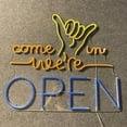 thumbnail image 2 of Handmadetneonsign Come In We Are Open Neon Sign, Open Store Wall Art Decor, Coffee Home Bar Wall Decor, 2 of 5