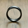 thumbnail image 7 of 8mm Black Polished Smooth Band 316L Stainless Steel Men's Wedding Ring Size 5-13, 7 of 7