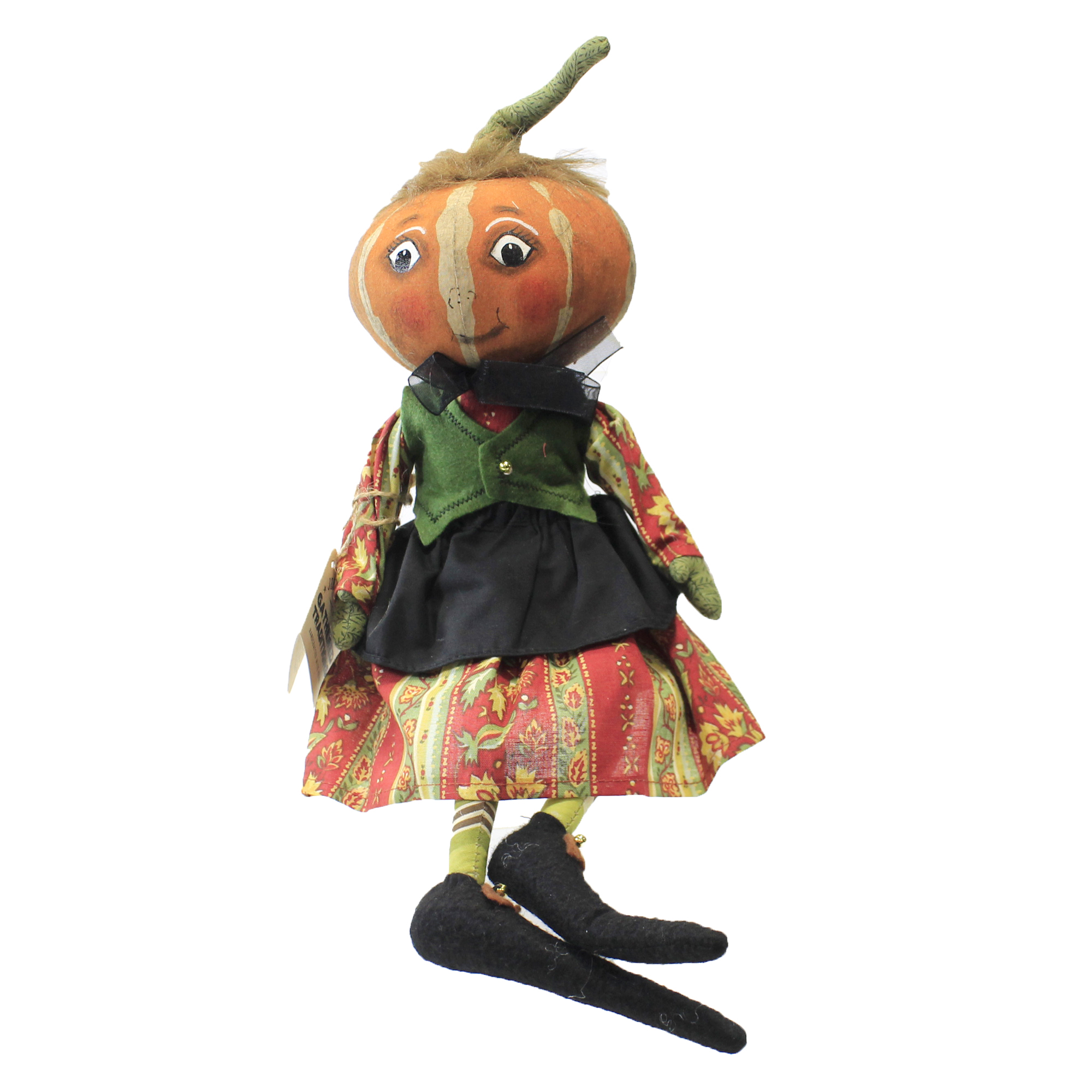 Halloween Kimberly Pumpkin Head Kid Fabric Joe Spencer Fgs73325