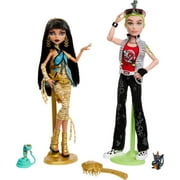 Monster High Booriginal Creeproduction Cleo De Nile and Deuce Gorgon Collectible Dolls