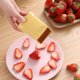thumbnail image 4 of Cortador de frutas de acero inoxidable, herramienta de cocina para plátanos, fresas, huevos, champiñones, mini cortador seguro., 4 of 7