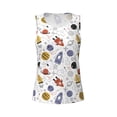 thumbnail image 5 of Goofa Rocket Planets Printed Womens Workout Tops for Women Sleeveless Yoga Shirts Athletic Running Tank Tops Sleeveless Gym Clothes Workout Apparel-, 5 of 9