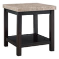 thumbnail image 1 of Picket House Furnishings Caleb End Table with Marble Top, 1 of 11
