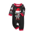 thumbnail image 3 of Nituyy Christmas Santa Hat Pattern Family Matching Pajamas,2-piece,Unisex,Sizes Baby-Kids-Adult, 3 of 10