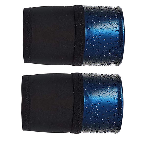Soidarity 2 piezas de cinturón moldeador de brazo de Sauna para mujer, faja moldeadora de cuerpo, cinturones para quemar grasa, recortador de Ropa Deportiva, Zapatos azul